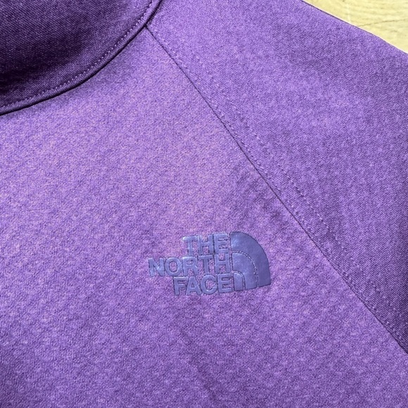 The North Face Purple Quarter Zip Activewear Pullover - Picture 3 of 6